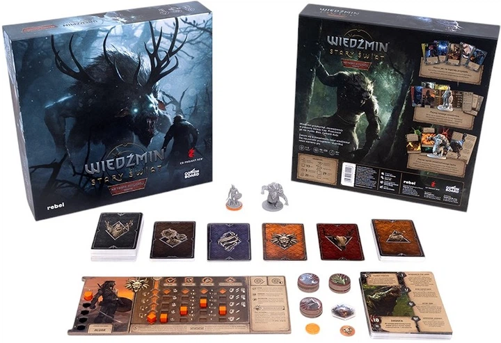 Gra planszowa Rebel Wiedźmin: Stary Świat - Na tropie potworów (5905289602448) (955555914708183) - Outlet - obraz 2