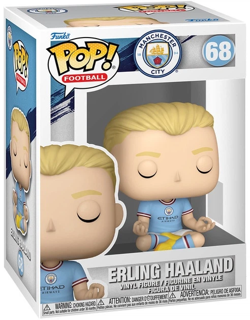 Фігурка Funko POP! Football Manchester City F.C. Ерлінг Голанд 10 см FNK89365 (889698893657) - зображення 2