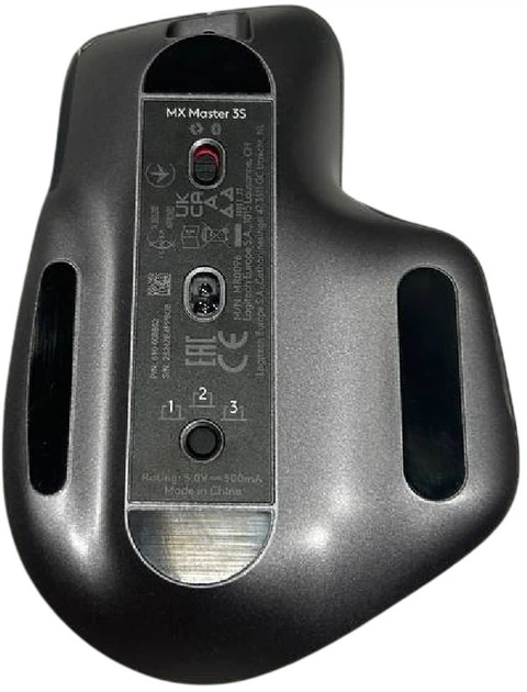 Миша Logitech MX Master 3S Performance Wireless Mouse Bluetooth Graphite (910-006559) (2524ZE4PP8Q9) - Уцінка - зображення 3