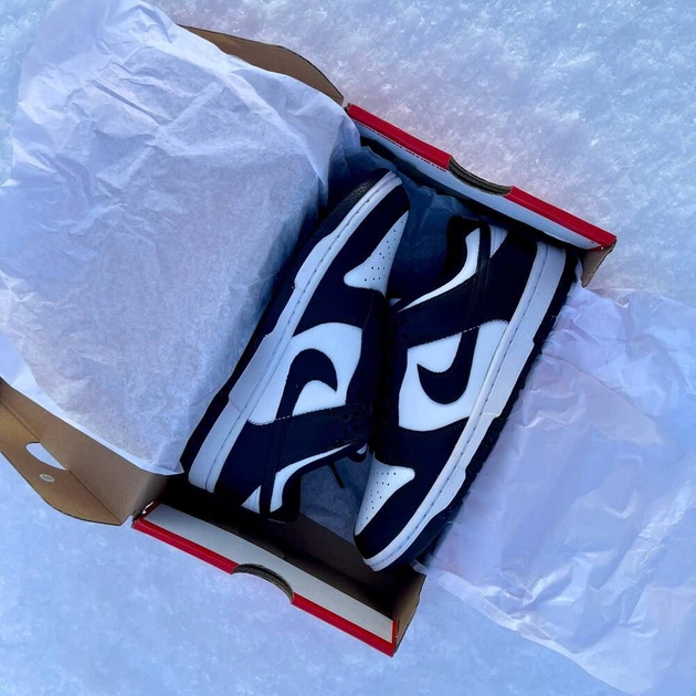 Чоловічі кросівки Dunk Low Retro White Black Panda розмір (38 чорно-білі) - изображение 3