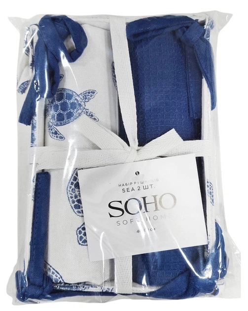 Набір рушників 40x60см Sea 2 шт SOHO 000334660 - зображення 3