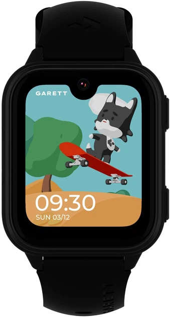 Smartwatch Garett Kids Vibe AI 4G Czarny (VIBE_AI_BLACK) - obraz 2