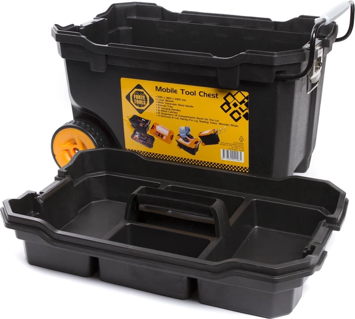 Skrzynka na narzędzia Forte Tools 59.5x38x42 cm TK-28 (4770364042485) - obraz 2