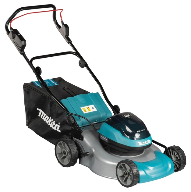 Газонокосилка аккумуляторная Makita DLM466Z (46 см, 20-75 мм, 60 л, BL, LXT, без аккумуляторов и зарядного устройства) - Фото 2 Газонокосилка аккумуляторная Makita DLM466Z (46 см, 20-75 мм, 60 л, BL, LXT, без аккумуляторов и зарядного устройства) - изображение 2