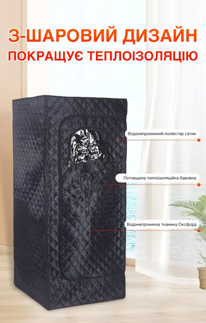 Каркасная паровая сауна Moltis Relax для дома MRAT-10184 10045 - изображение 7
