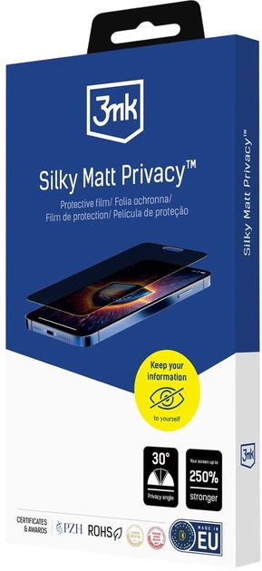 Folia ochronna 3MK Silky Matt Privacy do Apple iPhone 17 Pro Max (5903108675154) - obraz 9
