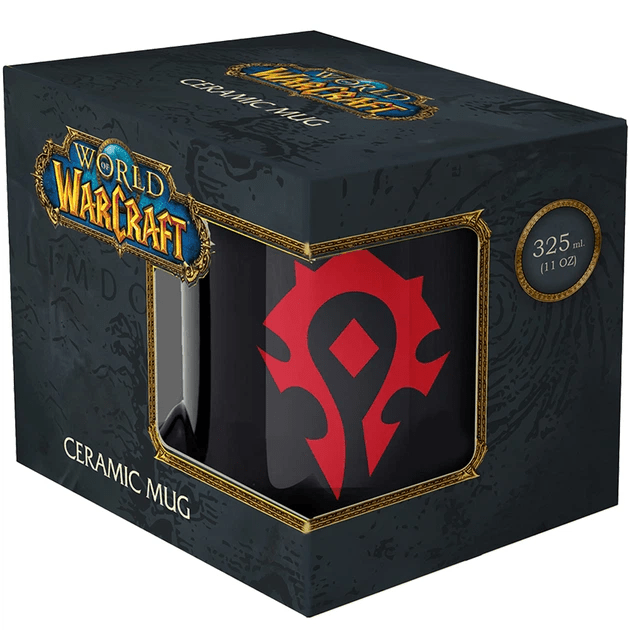 Чашка Blizzard WORLD OF WARCRAFT Horde Чорна кружка Орда 325 мл - Фото 2 Чашка Blizzard WORLD OF WARCRAFT Horde Чорна кружка Орда 325 мл - изображение 2