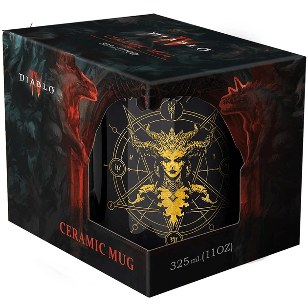 Чашка Blizzard DIABLO IV: Lilith Gold Edition кружка Діабло Ліліт 325 мл - Фото 4 Чашка Blizzard DIABLO IV: Lilith Gold Edition кружка Діабло Ліліт 325 мл - зображення 4