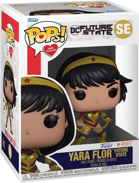 Фігурка Funko DC Heroes Pops with Purpose Rivet Yara Flor фанко SE - Фото 1 Фігурка Funko DC Heroes Pops with Purpose Rivet Yara Flor фанко SE - изображение 1