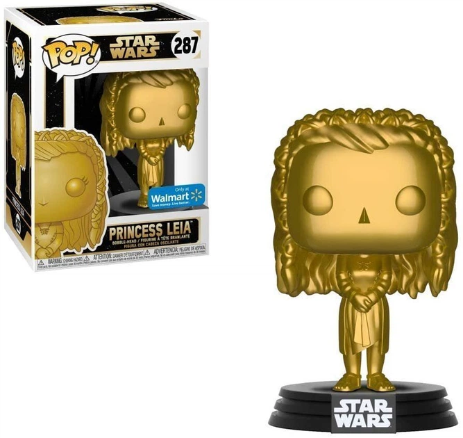 Фігурка Funko Star Wars Princess Leia Gold Figure 287 Exclusive - Фото 1 Фігурка Funko Star Wars Princess Leia Gold Figure 287 Exclusive - изображение 1