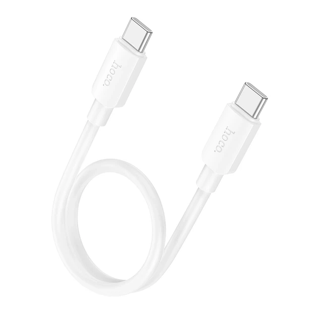 USB кабель для быстрой зарядки HOCO X96 Type-C / Type-C 100W 1 м Белый - изображение 2