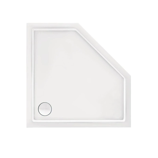 Поддон душевой Qtap Diamond 100x100 см акриловый для ванной комнаты поддон для душа с сифоном (599718) - изображение 3