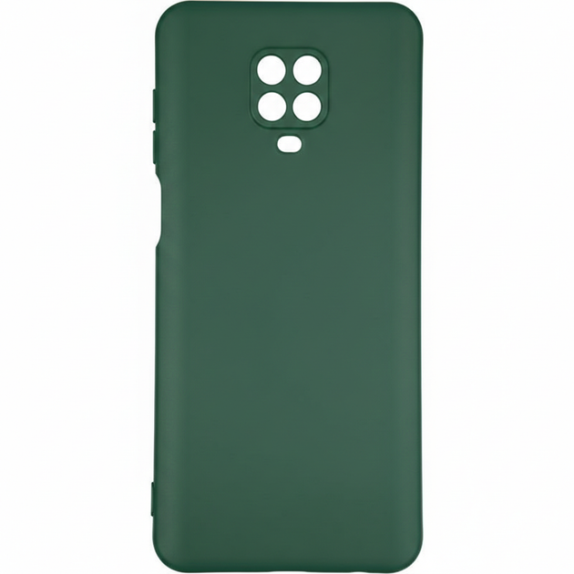 Чехол Fiji Full Soft Premium для Xiaomi Redmi Note 9 Pro силикон бампер Dark Green - изображение 2