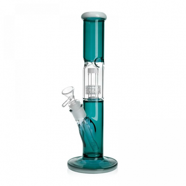 Скляний бонг Colour Matrix Tube 30см - Фото 1 Скляний бонг Colour Matrix Tube 30см - изображение 1