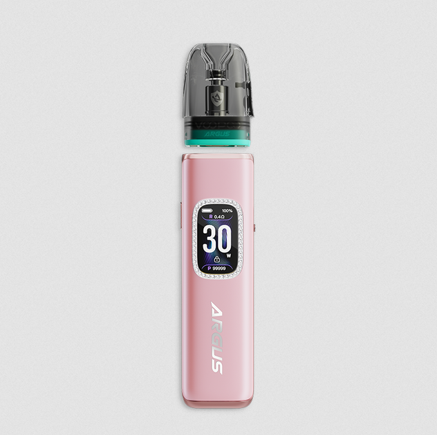 Многоразовая под система Voopoo Argus G3 Diamond Pink заправляемая 3 мл электронная сигарета Вупу Аргус 1500 мАч до 30 Вт алмазно розовая - изображение 4