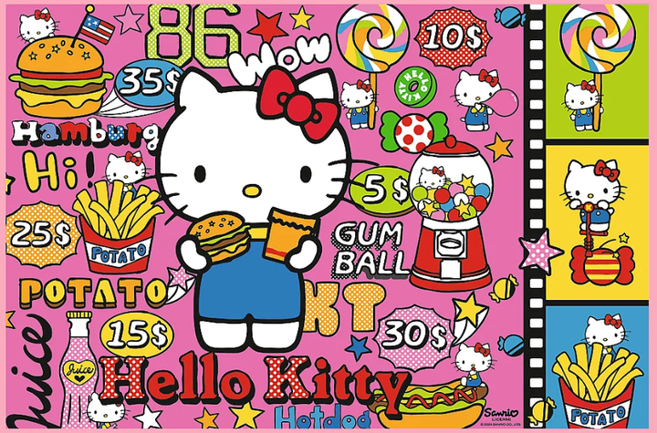 Пазл Hello Kitty и друзья - 2х200 элементов Trefl 13336 - изображение 3