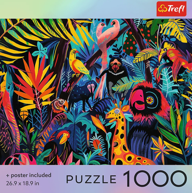 Пазл У джунглях - 1000 елементів Trefl USA Collection 99222 - зображення 3