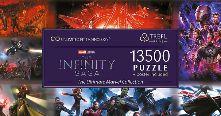 Пазл Безграничная коллекция: Большая коллекция Marvel – 13500 элементов Trefl 81024 - изображение 2