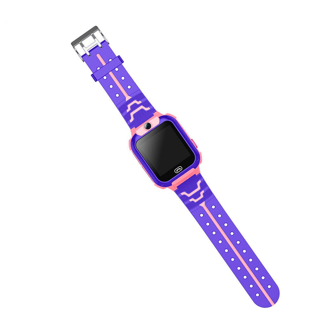 Детские смарт часы телефон Uwatch CW5Z SIM карта, GPS, камера, SOS, влагозащита Pink + Карта памяти 32Гб - изображение 4