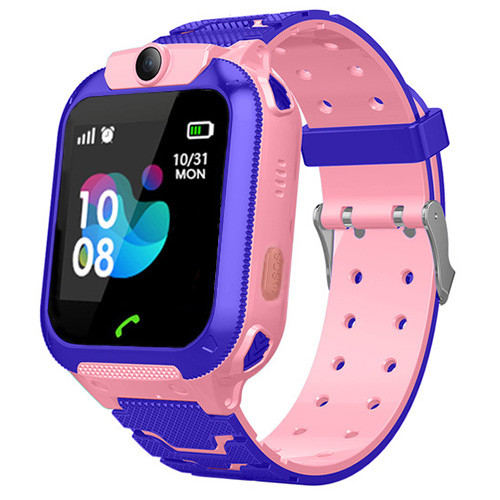 Детские смарт часы телефон Uwatch CW5Z SIM карта, GPS, камера, SOS, влагозащита Pink + Карта памяти 32Гб - изображение 7
