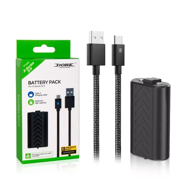 Акумулятор для Xbox Series X S Dobe TYX-0634B 1200mah з кабелем для заряджання Type-C - зображення 4