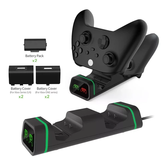 Аккумуляторные батареи Dobe и док станция для геймпадов Xbox Series X S One S 800 mAh с индикацией заряда Черный - Фото 6 Аккумуляторные батареи Dobe и док станция для геймпадов Xbox Series X S One S 800 mAh с индикацией заряда Черный - изображение 6