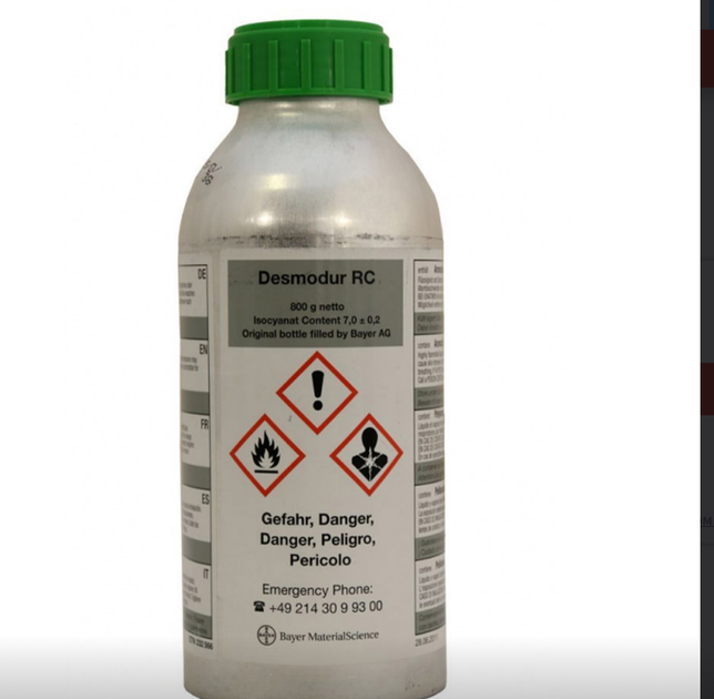 Отвердитель для клея Bayer Desmodur RC для полиуретановых и неопреновых клеев 800 г (0291) - изображение 2