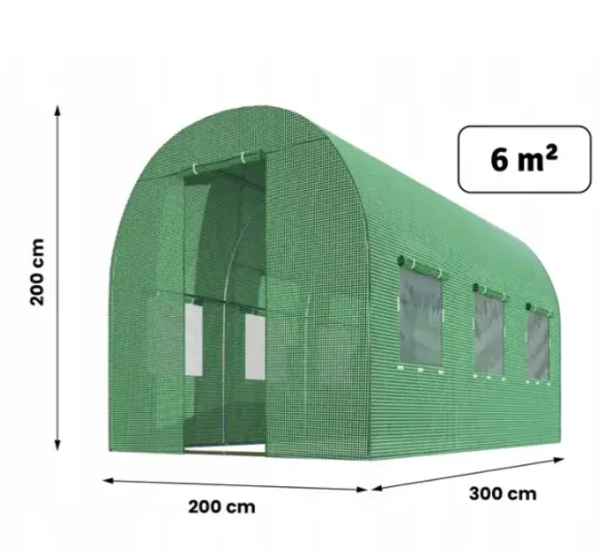 Теплица арочная VOLSO POLSKA VS 03220 300x200x200 см 6 м² - изображение 2