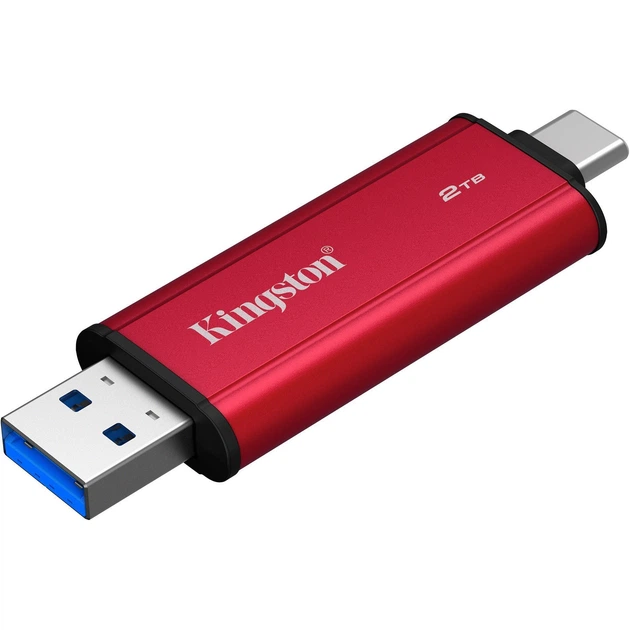 Внешний SSD накопитель Kingston Dual Portable 2TB (SPSD/2TB) [155511] - изображение 4