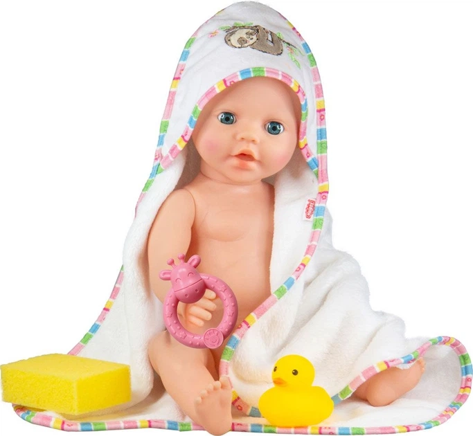 Ręcznik kąpielowy dla lalek Heless Puszysty Leniwiec z akcesoriami 1520214 (4001949002793) - obraz 2