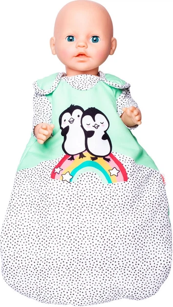 Śpiworek dla lalek Heless Pingwin 1520315 (4001949011948) - obraz 2