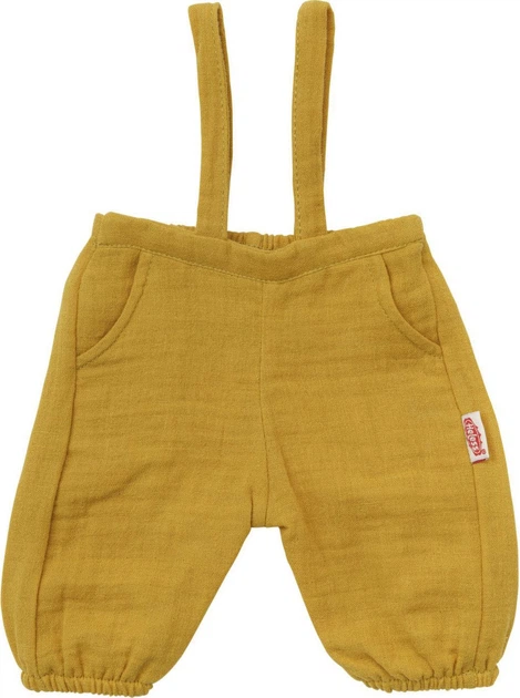 Ogrodniczki dla lalek Heless Ochra Żółte 35-45 cm 1520456 (4001949024153) - obraz 3