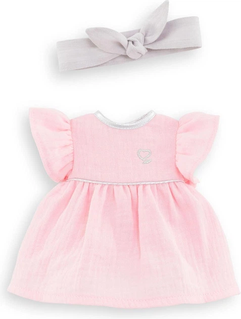 Сукня з пов'язкою для ляльки Corolle Рожева 5610589 (4062013212487) - зображення 2