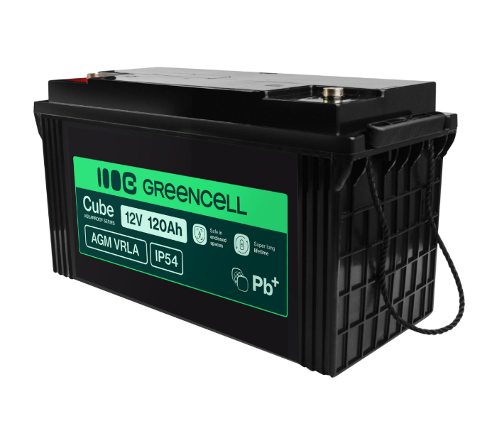 Аккумулятор Green Cell AGM VRLA 12V 120Ah IP54 для фотоэлектрических систем, яхт, лодок, солнечных панелей - изображение 3