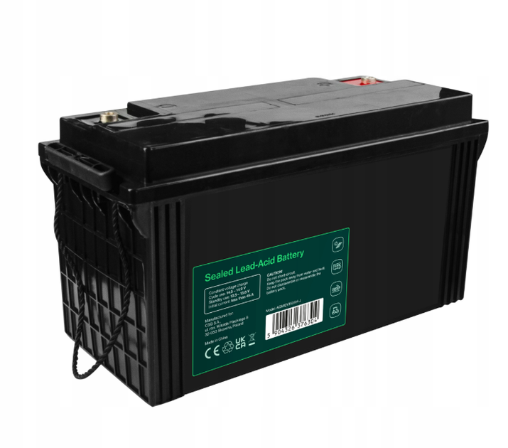 Аккумулятор Green Cell AGM VRLA 12V 120Ah IP54 для фотоэлектрических систем, яхт, лодок, солнечных панелей - изображение 4