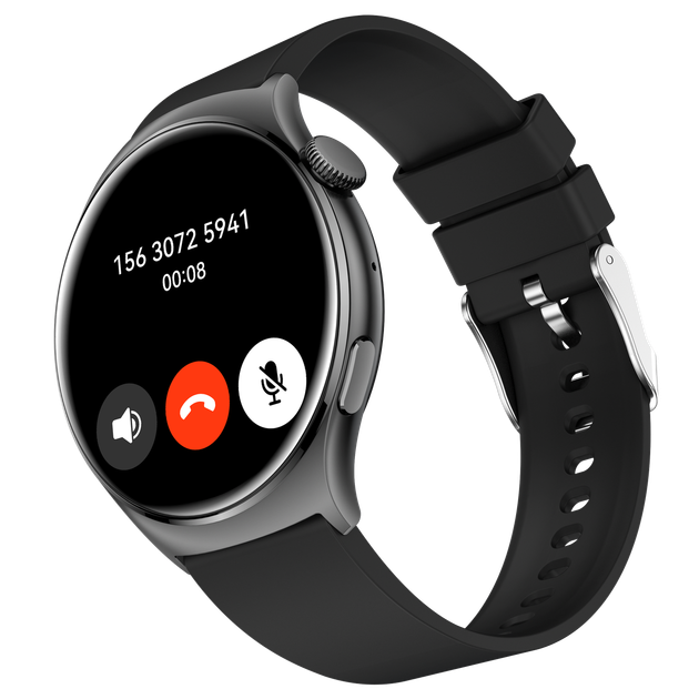 Умные смарт часы Smart Watch 4you SPACE круглый экран 1.43" AMOLED с функцией звонков просмотр уведомлений DARK - изображение 4