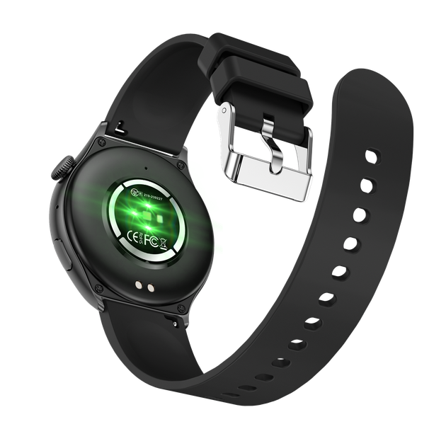 Умные смарт часы Smart Watch 4you SPACE круглый экран 1.43" AMOLED с функцией звонков просмотр уведомлений DARK - изображение 6