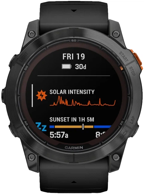 Smartwatch Garmin Fenix 7X Pro Solar Edition Czarny (0753759317836) - Zdjęcie 2 Smartwatch Garmin Fenix 7X Pro Solar Edition Czarny (0753759317836) - obraz 2