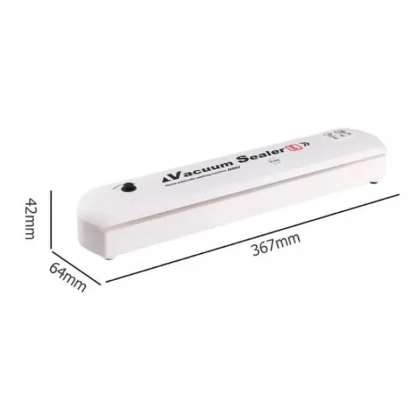 Вакууматор для еды вакуумный упаковщик Vacuum Sealer белый бытовой - изображение 4