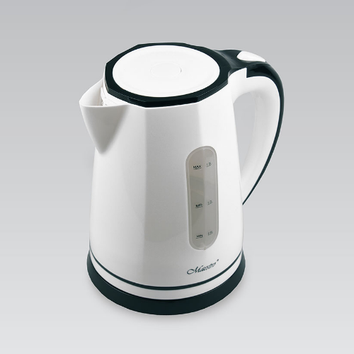 Електрочайник 1,8л 2000W (диск) білий MR-058-WHITE Maestro - изображение 2