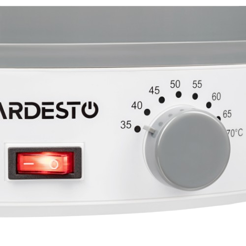 Сушарка для овочів і фруктів 245W (5 піддонів*h3см) d32см FDB-5320 Ardesto - Фото 5 Сушарка для овочів і фруктів 245W (5 піддонів*h3см) d32см FDB-5320 Ardesto - изображение 5