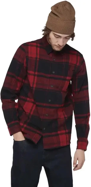 Рубашкa Black Diamond Men’s Project Flannel XL Red Rock/Black Plaid - изображение 3
