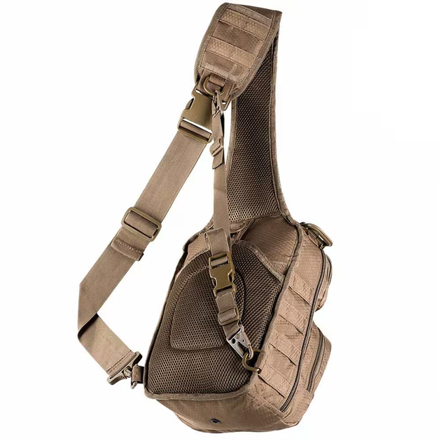 Сумка M-Tac Urban Line City Hunter Hexagon Bag Coyote - Фото 2 Сумка M-Tac Urban Line City Hunter Hexagon Bag Coyote - изображение 2