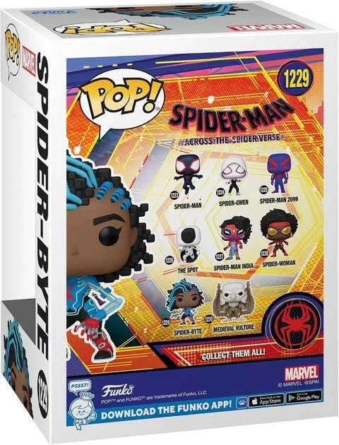 Фігурка Байт-Павук - Funko Pop! SPIDER-MAN: ACROSS THE SPIDER-VERSE #1229 SPIDER-BYTE - зображення 2