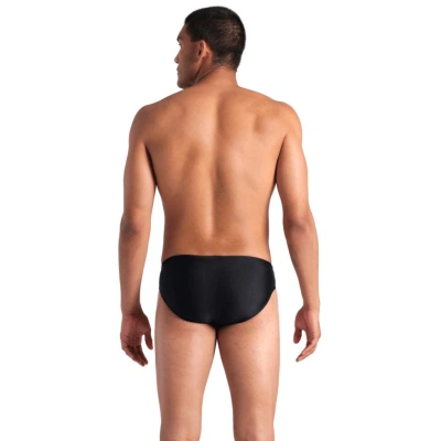 Плавки Arena Stripe Swim Briefs 007929-550 чорний, сірий 100 (3468337395133) - зображення 5