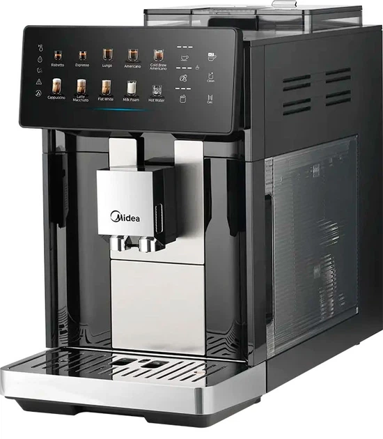 Кавомашина автоматична Midea MA-FACM1004A2, зернова, 15 бар, з кавомолкою - зображення 4
