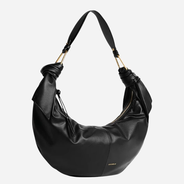 Torba damska skórzana Coccinelle E1U1A130101-001 Czarna - obraz 2