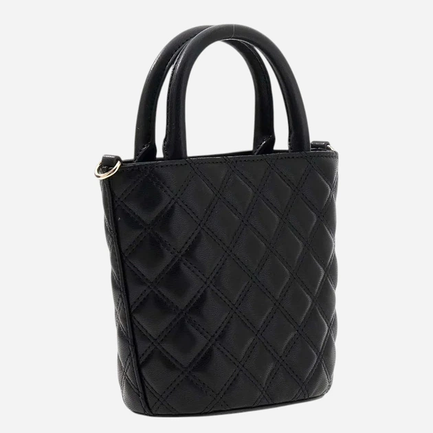 Сумка крос-боді через плече жіноча зі штучної шкіри маленька Guess HWQG9673760-BLA Чорна (800070352311) - зображення 2