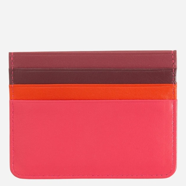 Etui na karty damskie skórzane Dudubags 534-492-25 Koralowe - obraz 2