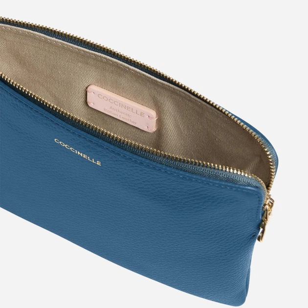 Косметичка жіноча Coccinelle E5TBM190201-B27 Синя (800070354141) - зображення 3